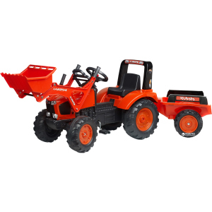 Детский трактор Falk 2060AM Kubota на педалях Красный (2060AM) (3016202060145) в Кривом Роге