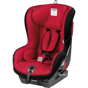 Автокресло Peg-Perego Viaggio 1 Duo-Fix K Rouge Черное с красным (IMDA020035DX13DX79) (8005475359471) лучшая модель в Кривом Роге