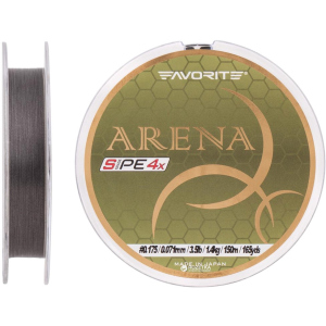 Шнур Favorite Arena PE 4x 150 м # 0.175/0.071 мм 1.4 кг Сріблястий (16931088)