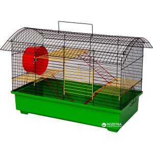 Клетка для грызунов Лорі Биг Вагон 40.5 х 61 х 39.5 см Зеленая (4823094302371) в Кривом Роге