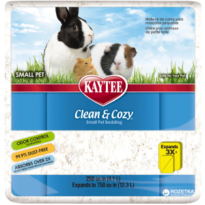 Подстилка для грызунов Kaytee Clean&Cozy White Белая Целлюлозный впитывающий 620 г (4.1 л) (071859946290) ТОП в Кривом Роге