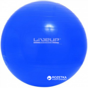 Фітбол LiveUp Gym Ball 65 см Blue (LS3221-65b) краща модель в Кривому Розі