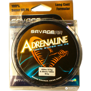 Шнур Savage Gear SG Adrenaline HD 120 м 0.35 мм 27 кг (42817) лучшая модель в Кривом Роге