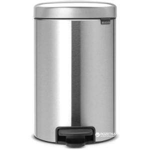 Ведро для мусора Brabantia Pedal Bin 12 л Matt Steel (113604) ТОП в Кривом Роге