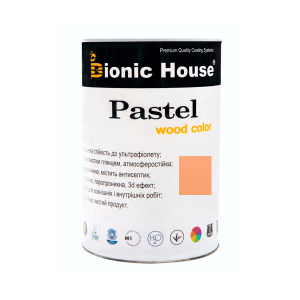 Краска для дерева PASTEL Wood Color Bionic-House 0,8л Коралл Р206 в Кривом Роге