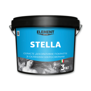 Декоративное покрытие STELLA ELEMENT DECOR 3 кг ТОП в Кривом Роге