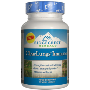 Натуральная добавка RidgeCrest Herbals Clear Lungs Immune 60 гелевых капсул (355724001391) ТОП в Кривом Роге