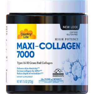 Натуральна добавка Country Life 1 та 3 Типів + Біотин Maxi Collagen 7.5 унцій (210 г) (015794050704) ТОП в Кривому Розі