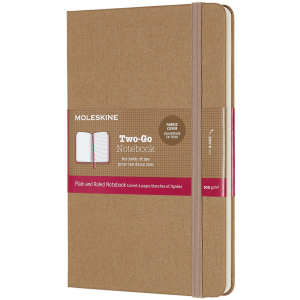 Записная книга Moleskine Two-Go 11.5 x 17.5 см 144 страницы Бежевая (8058647620206) лучшая модель в Кривом Роге