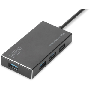 USB-хаб Digitus USB 3.0 Hub 4 порта Black (DA-70240-1) ТОП в Кривом Роге