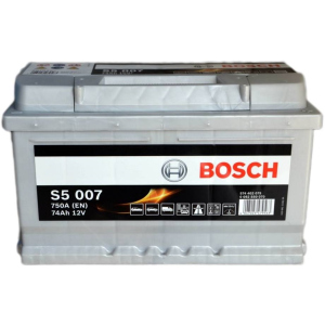 Автомобільний акумулятор Bosch 74Аh Єв (-/+) S5007 (750EN) (0 092 S50 070) ТОП в Кривому Розі