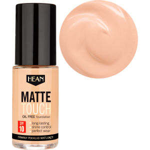 Основна основа Hean Matte Touch foundation 002 натуральний 30 мл (5907474472300) ТОП в Кривому Розі