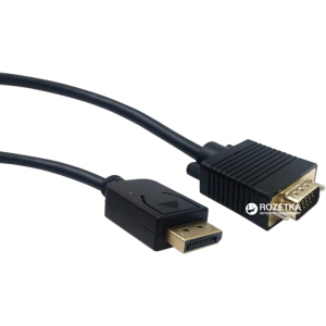 Кабель Cablexpert DisplayPort - VGA 5 м Black (CCP-DPM-VGAM-5M) краща модель в Кривому Розі