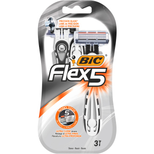 Бритва BIC Flex 5 Dispo 3 шт (3086123492868)