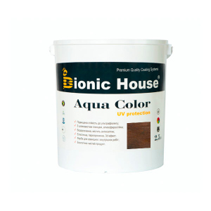 Краска для дерева Bionic-House Aqua Color UV-protect 2,5л Венге