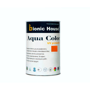 Краска для дерева Bionic-House Aqua Color UV-protect 0,8л Янтарь ТОП в Кривом Роге