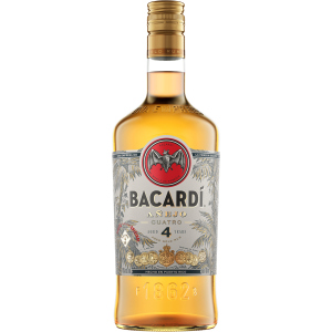 Ром Bacardi Anejo Cuatro 4 года выдержки 0.7 л 40% (7610113001417)