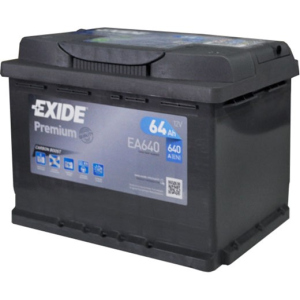 Автомобільний акумулятор Exide Premium 6СТ-64 (EA640) 64 Аг (-/+) Euro 640 А (EA640) краща модель в Кривому Розі