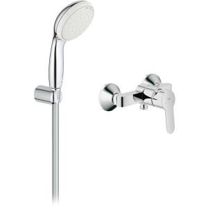 Змішувач для душу GROHE BauEdge 23333000 із душовим гарнітуром New Tempesta 100 26164001 краща модель в Кривому Розі