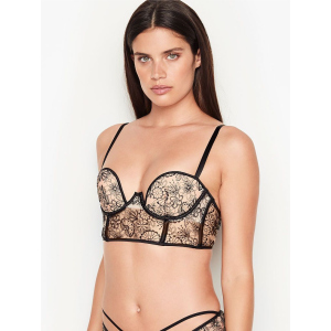 Бюстье Victoria's Secret 721458707 32C Бежевий/Чорний (1159751853) краща модель в Кривому Розі