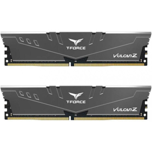 Оперативная память Team T-Force Vulcan Z DDR4-3200 16384MB PC-25600 (Kit of 2x8192) Gray (TLZGD416G3200HC16CDC01) ТОП в Кривом Роге