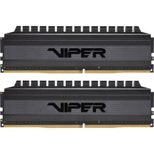 Модуль пам'яті для комп'ютера DDR4 16GB (2x8GB) 3200 MHz Viper 4 Blackout Patriot (PVB416G320C6K) ТОП в Кривому Розі