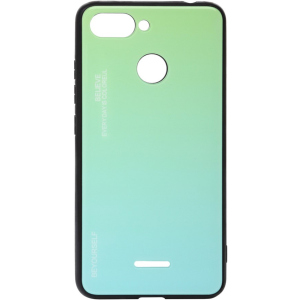 хорошая модель Панель BeCover Gradient Glass для Xiaomi Redmi 6/6A Green-Blue