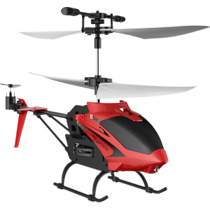 Вертоліт Syma S5H 2.4 ГГц 23 см зі світлом, барометром та гіроскопом Red (S5H_red) (6946702902980) краща модель в Кривому Розі