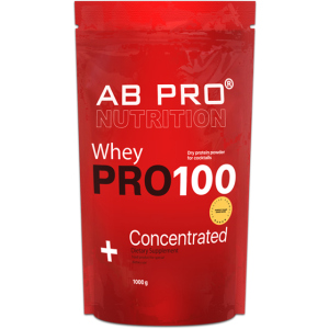 Protein AB PRO PRO 100 Whey Concentrated 1000 g Chocolate (PRO1000ABCH39) в Кривому Розі