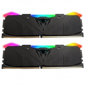 Модуль памяти для компьютера DDR4 16GB (2x8GB) 3200 MHz Viper RGB Black Patriot (PVR416G320C6K) ТОП в Кривом Роге