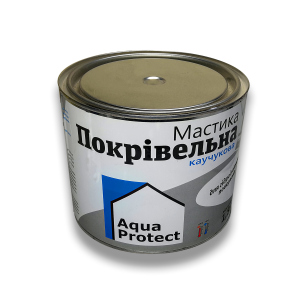 купити Мастика покрівельна бутилкаучукова Aqua Protect сіра 1,8 кг (64022)