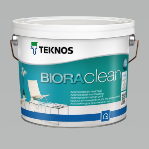 Водорозчинна фарба для стін та стелі Teknos Biora Clean, 2.7 л краща модель в Кривому Розі