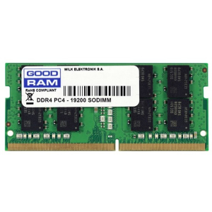 Оперативна пам'ять So-Dimm GoodRam DDR4 16GB 2666MHz (GR2666S464L19/16G) (6412968) краща модель в Кривому Розі