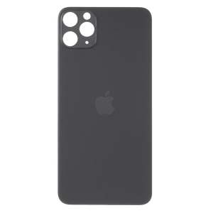 Задня кришка для iPhone 11 Pro Max, сіра, Space Gray, Original (PRC), в комплекті скло камери в Кривому Розі