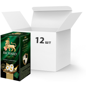 Упаковка чая фруктово-травяного Richard Royal Camomile 25 пакетиков х 12 шт (4823063703451) ТОП в Кривом Роге