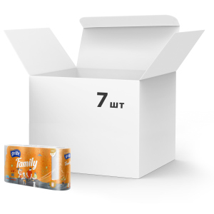 Упаковка бумажных полотенец Grite Family 2 слоя 83 листа 7 шт по 4 рулона (4770023348590) лучшая модель в Кривом Роге