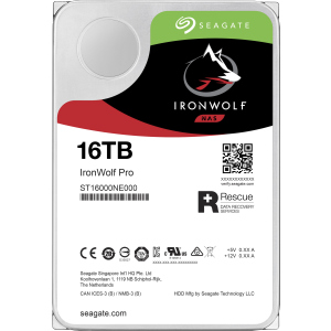 Жорсткий диск Seagate IronWolf Pro HDD 16TB 7200rpm 256MB ST16000NE000 3.5 " SATAIII