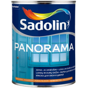 Фарба для вікон та дверей на водній основі Sadolin Panorama Білий 2.5 л надійний