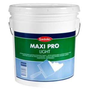 Легка шпаклівка для внутрішніх робіт Sadolin Maxi Pro Light Білий 17 л ТОП в Кривому Розі