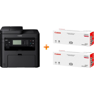 Canon i-SENSYS MF237w Wi-Fi, ethernet, fax (1418C162AA/418C170AA) Bundle: + 2 Картриджа Canon 737 лучшая модель в Кривом Роге