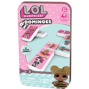 Настольная игра Spin Master домино L.O.L. Surprise в жестяной коробке (SM98408/6052514) (778988263501) лучшая модель в Кривом Роге