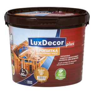 Акрилове просочення для дерева LuxDecor 5 л білий надійний