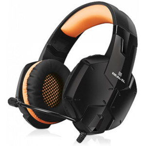 Навушники Real-El GDX-7700 Surround 7.1 Black-orange (EL124100016) в Кривому Розі