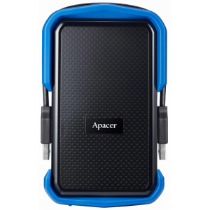 Внешний жесткий диск Apacer USB 2TB AC631 Black/Blue (AP2TBAC631U-1) лучшая модель в Кривом Роге