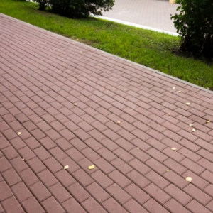 Тротуарная плитка Эко Кирпич 4 см, коричневий, 1 кв.м