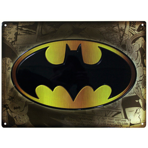 Металева картина ABYstyle DC Comics Batman (28x38) (ABYPLA012) ТОП в Кривому Розі