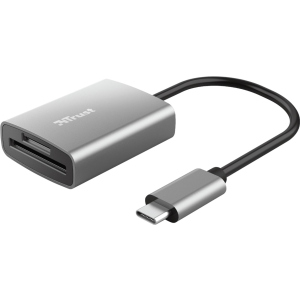 USB-хаб Trust Aluminium USB-C Card Reader (24136) лучшая модель в Кривом Роге