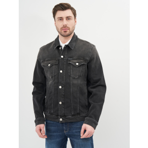 Джинсова куртка Calvin Klein Jeans Foundation Jacket J30J317247-1BY L Denim Black (8719853601426) краща модель в Кривому Розі