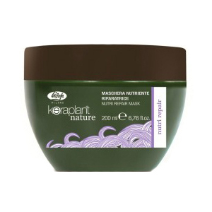 Маска живильна для відновлення волосся Lisap Keraplant Nature Nutri repair mask 200 мл (1800360000011) надійний