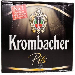 Упаковка пива Krombacher Pils світле фільтроване 4.8% 0.33 л х 24 шт(4008287058161) в Кривому Розі